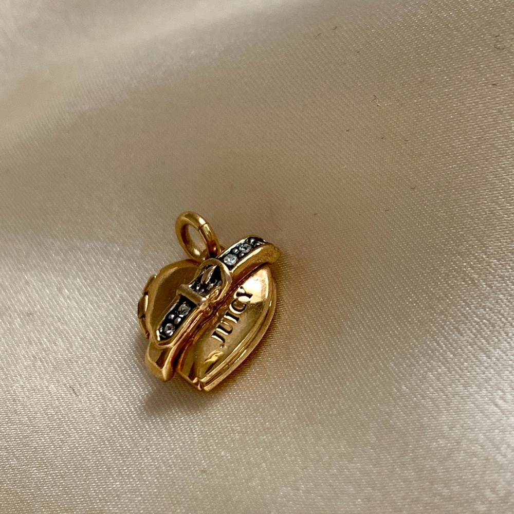 Juicy Couture Gold Heart Charm Locket